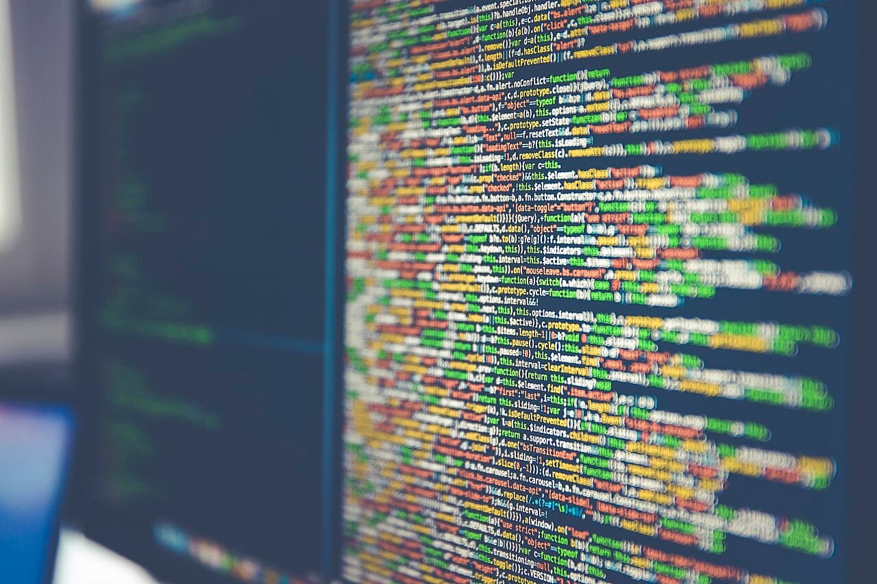 Code monitor representing AI crawler user agents in server logs and robots.txt rules