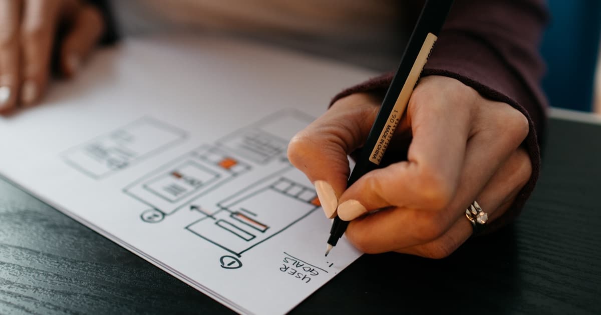 Designer and developer workflow showing UI/UX prototyping with AI-assisted web design tools