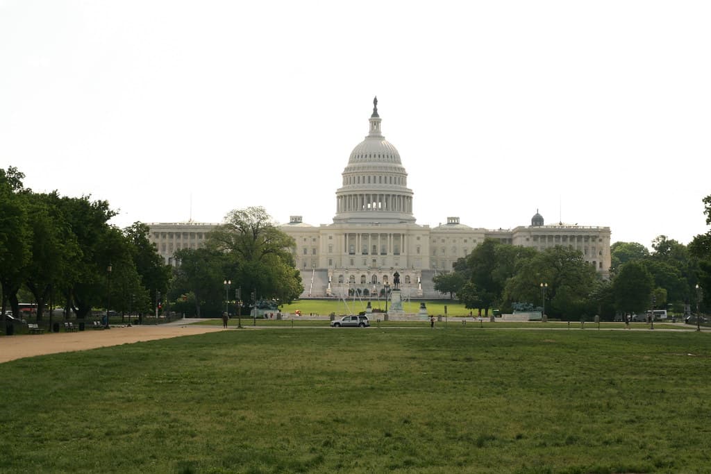 United States Capitol building used as context for coverage of congressional votes on releasing Epstein-related files